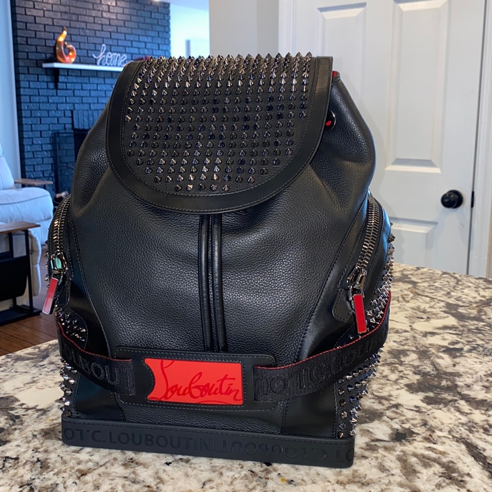 Christian louboutin Spike - Embellished “Explorafung” Backpack❤️